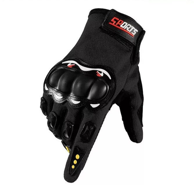 guantes de moto medio dedo deportivos con proteccion antiderrapantes