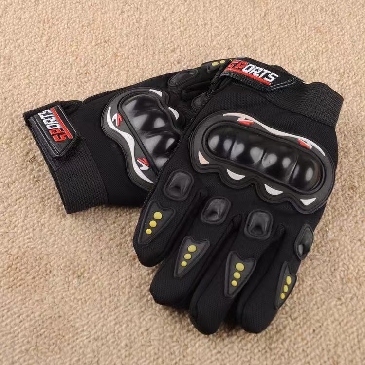 guantes de moto medio dedo deportivos con proteccion antiderrapantes