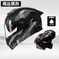 casco de motocicleta premium con doble visor