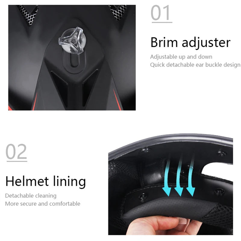 casco integral para motos anticolision fibra de carbono de carreras
