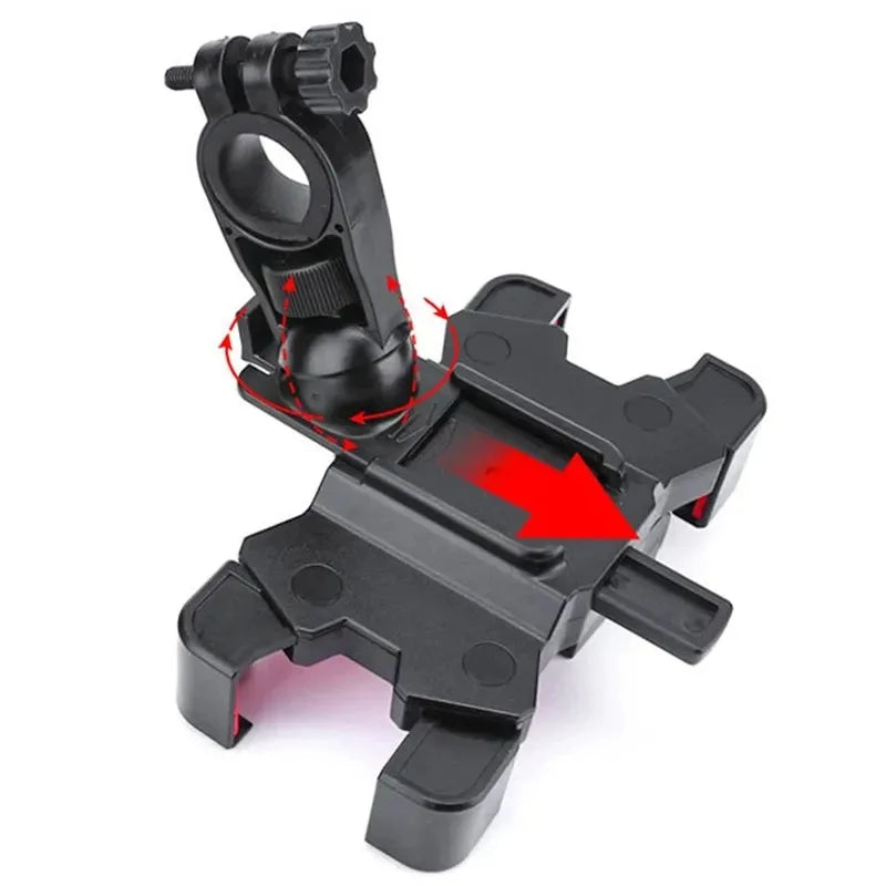 SOPORTE DE TELEFONO PARA MOTO SOPORTE AJUSTABLE CLIP DE GPS GIRATORIO DE 360