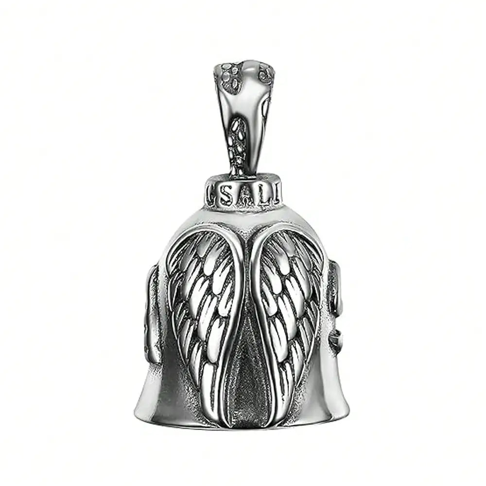 campana de la suerte para motociclista angel guardian  accesorio portatil  para moto y bicicleta  regalo para moteros