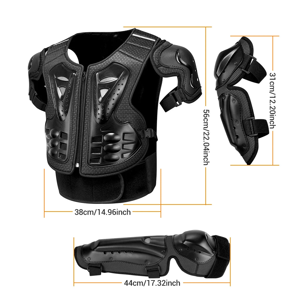 ARAMDURA DE MOTOCICLETA PARA ADULTOS ARMADURA PROTECTORA PARA CONDUCCION TODO TERRENO PROTECCION CONTRA CAIDAS PARA RODILLAS Y CODOS EQUIPO DE PROTECCION PARA DEPORTES EXTREMOS