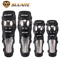 RODILLERA DE MOTOCICLETA DE ACERO INOXIDABLE ,CODERAS Y RODILLERAS PARA MOTO  EQUIPO DE PROTECCION PARA CARRERAS DE MOTOCROSS ,KIT DE PROTECTORES