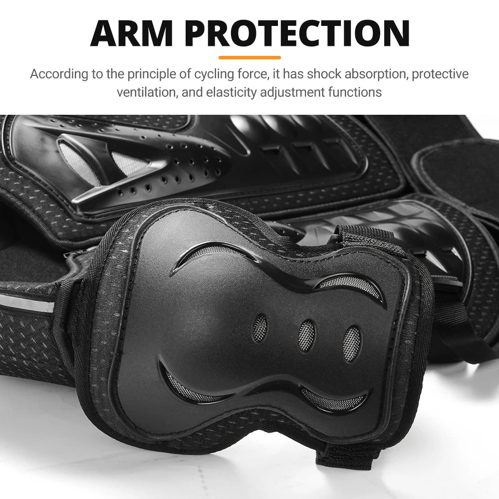 ARAMDURA DE MOTOCICLETA PARA ADULTOS ARMADURA PROTECTORA PARA CONDUCCION TODO TERRENO PROTECCION CONTRA CAIDAS PARA RODILLAS Y CODOS EQUIPO DE PROTECCION PARA DEPORTES EXTREMOS