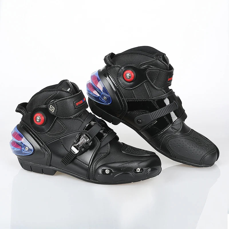 botas de motocicleta Riding tribe para hombre ,Botas de carreras de motocross ,Zapatos de motopara proteger a los motociclistas ,Botas de moto B1001 B1002
