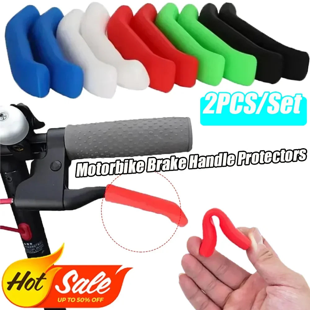 2PZS DE PROTECTORES DE MANIJA DE FRENO DE MOTO DE CILICON VERSATIL RESISTENTE AL DESGASTE
