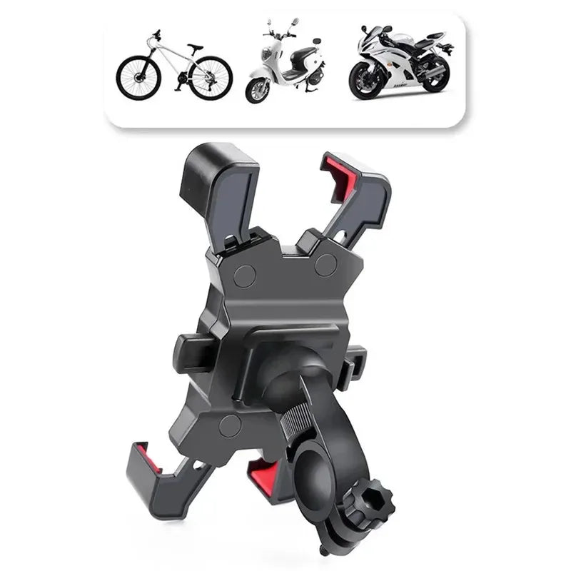 SOPORTE DE TELEFONO PARA MOTO SOPORTE AJUSTABLE CLIP DE GPS GIRATORIO DE 360