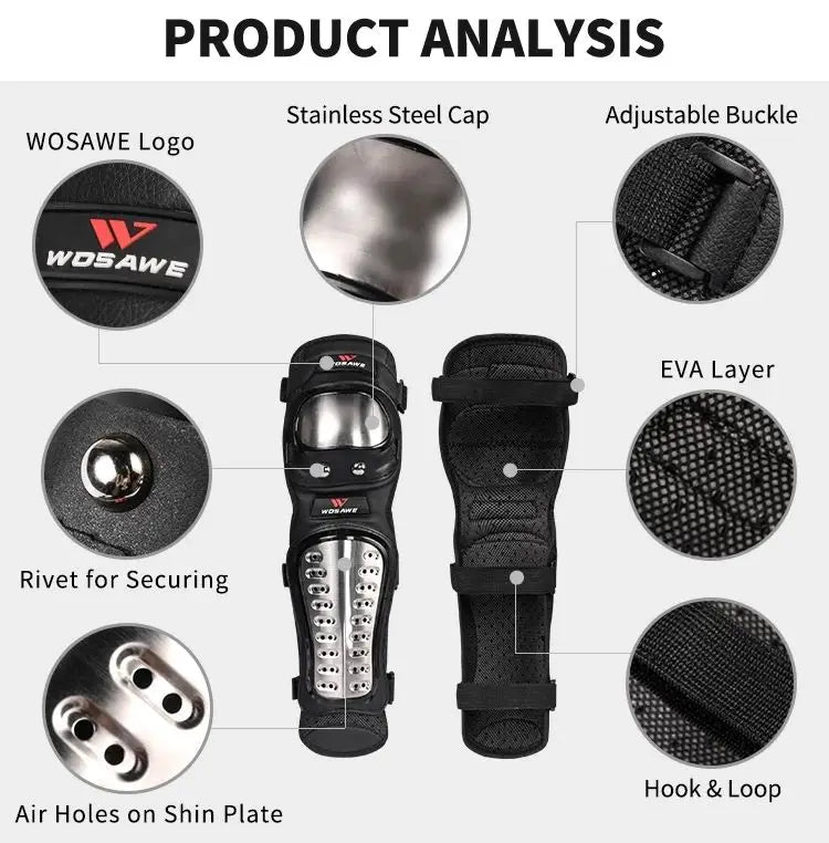 PROTECTOR   DE RODILLA PARA MOTOCICLETA RODILLERA PARA MOTOCROSS SNOWBOARD