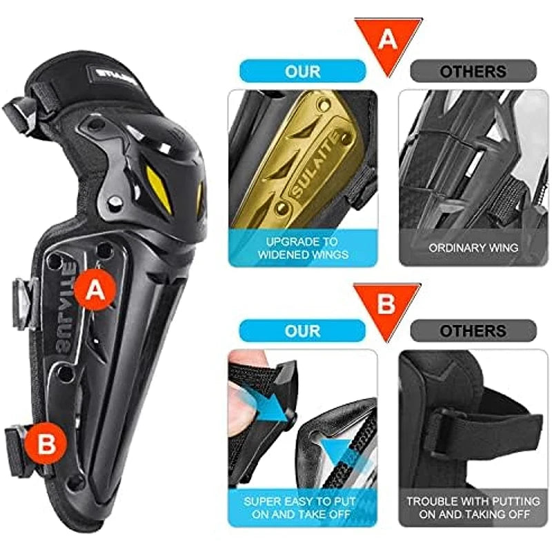 RODILLERAS DE MOTOCROSS,PROTECCION PARA MOTO ,CODERAS DE CONDUCCION , RODILLERAS PARA MOTOCICLETA , MOTO DE CARRERAS TODO TERRENO  MTB