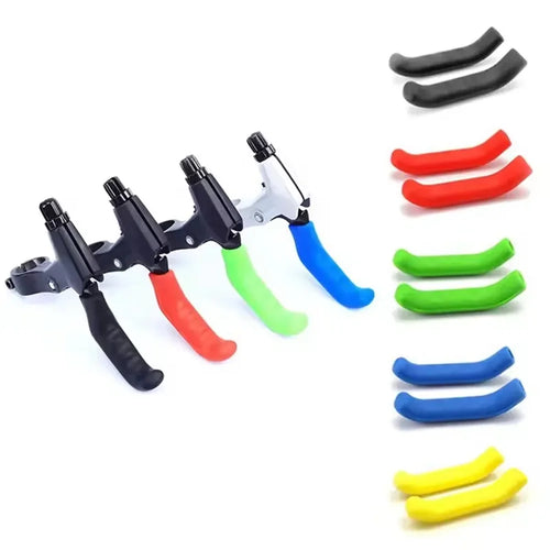 2PZS DE PROTECTORES DE MANIJA DE FRENO DE MOTO DE CILICON VERSATIL RESISTENTE AL DESGASTE