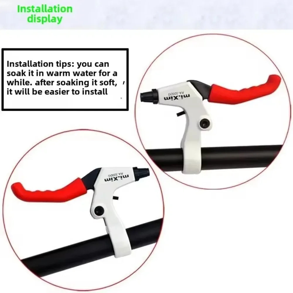 2PZS DE PROTECTORES DE MANIJA DE FRENO DE MOTO DE CILICON VERSATIL RESISTENTE AL DESGASTE